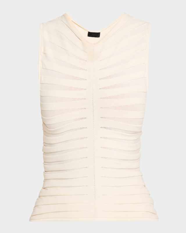 Matte Viscose Wide Rib Tank Top